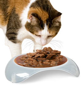 Smart Cat Shallow Cat Food Elevated Dish