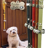 PoochieBells - Dog Potty Doorbell Training Tool - Signature Leather