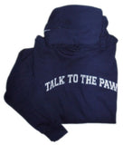 Talk to the Paw Unisex Hoodie by Funny Little Dog