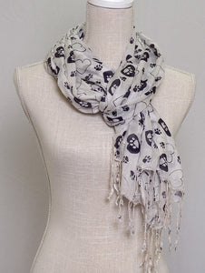 Hearts & Paws Rayon Scarf  by Dog Speak