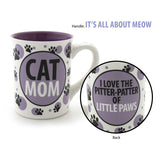 Cat Mom Ceramic Mug by Our Name is Mud