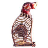 Decorative Dog Figurine Desk Fan