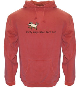 Dirty Dogs Have More Fun Youth Hoodie - Teddy the Dog