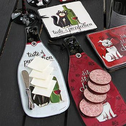 Pet Themed Wine Bottle Cheese Server by Epic