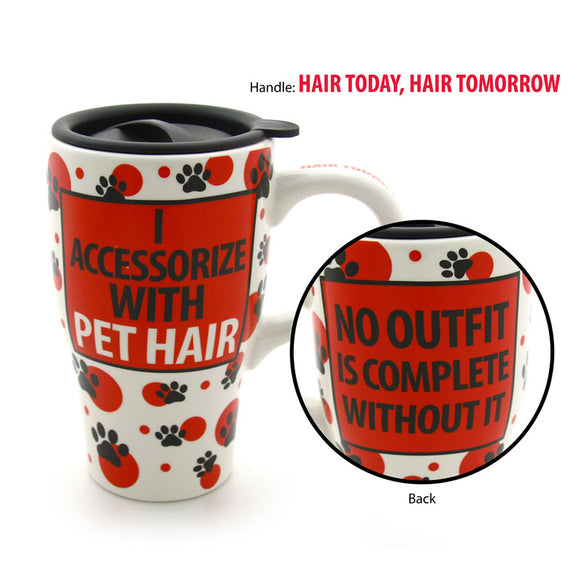 Pet Hair Travel Ceramic Mug - Our Name is Mud