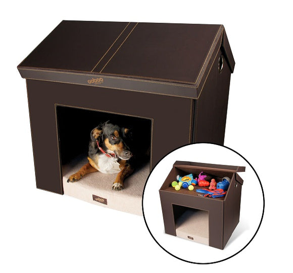 Pet Have Indoor Folding Dog House with Storage by Ooboo Pet with dog