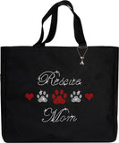 Rhinestone Rescue Mom Tote Bag