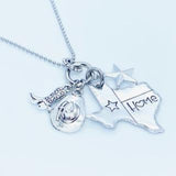 Texas Home Charm Necklace