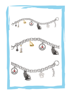 LittleGifts Cat-Themed Charm Bracelet