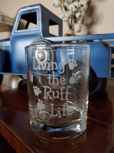 Double Rocks Glass Set of 4 - Living the Ruff Life