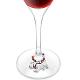 charm on wine glass Doggy Themed Wine Glass Charms by Epic