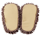 bottom Aroma Home Fuzzy Friends Tan Dog Slippers