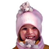 Bear Hands Fleece Buddy Hat for Kids Kitty