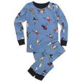 Dogs Of Rock Kids' Overall Print Pajama Set by Hatley