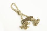 Hemp Rope and Antler Dog Chew Toy 2