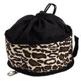 Doggles Foldable Dog Travel Bowls Leopard Print