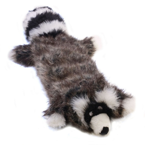 Animal Squeaker Mat Dog Toy - Ricky the Raccoon