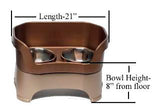 Neater Feeder Food and Water Feeding System dimensions