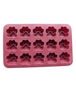 Paw Print Silicone Ice Tray Mold - Set of 2 by FanPans