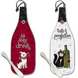 Pet Themed Wine Bottle Cheese Server by Epic 2