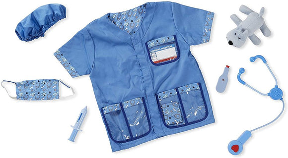 pieces Veterinarian Role Play Costume Set by Melissa and Dog